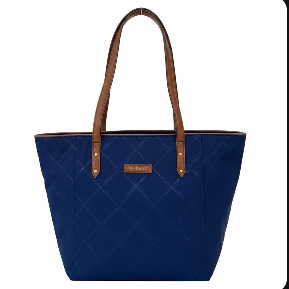 Vera Bradley Preppy Poly Ella Tote – Evening Sky